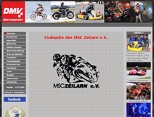 Tablet Screenshot of msc-zeilarn-ev.de